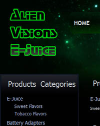 Alien Vision Ejuice e-liquid store