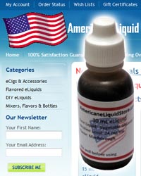 American e-liquid store