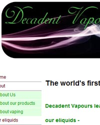 Decadent Vapours e-liquid store
