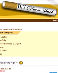 DIY Sflavor Shack e-liquid store