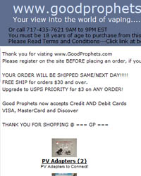 Goodprophets e-liquid store